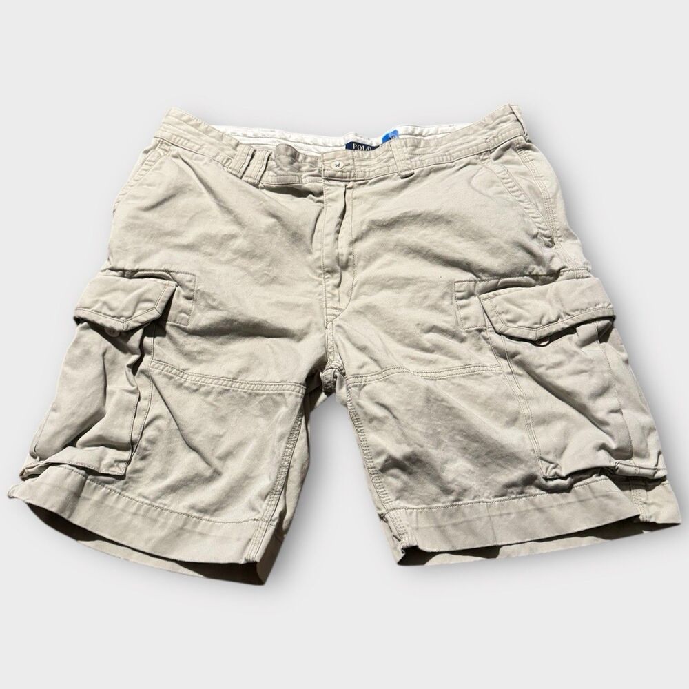Polo Ralph Lauren Men's 40 Y2K 10" Baggy Cargo Shorts Skater Dadcore Vintage